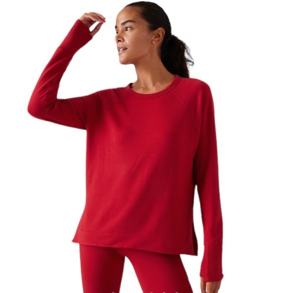 Athleta Coaster Luxe Sweatshirt- TALL